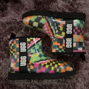 Uggs women's classic clear mini multiple color checks